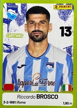 Figurina Riccardo Brosco - Calciatori Serie BKT 2025-2026
 n. 312 - Panini