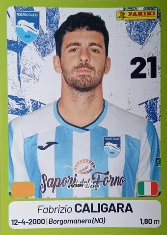 Figurina Fabrizio Caligara - Calciatori Serie BKT 2025-2026
 n. 315 - Panini