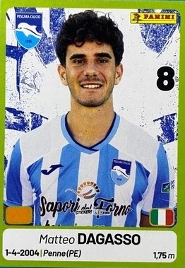 Figurina Matteo Dagasso - Calciatori Serie BKT 2025-2026
 n. 316 - Panini