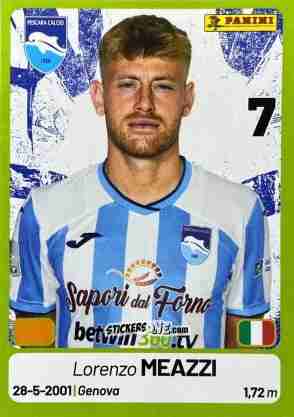 Figurina Lorenzo Meazzi - Calciatori Serie BKT 2025-2026
 n. 322 - Panini