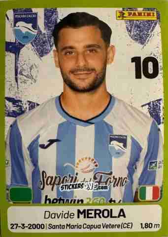 Figurina Davide Merola - Calciatori Serie BKT 2025-2026
 n. 323 - Panini