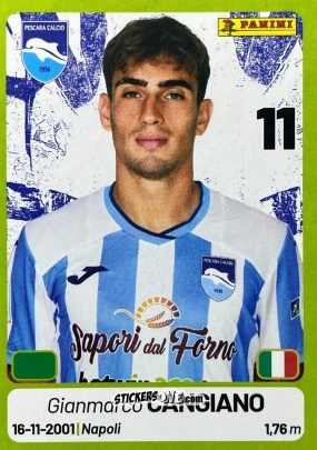 Figurina Gianmarco Cangiano - Calciatori Serie BKT 2025-2026
 n. 325 - Panini