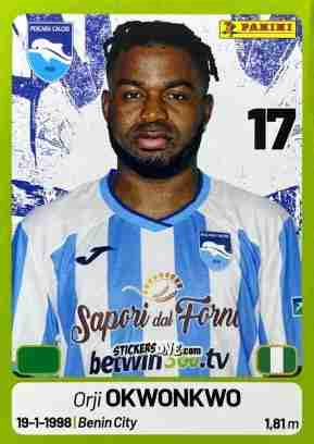 Figurina Orji Okwonkwo - Calciatori Serie BKT 2025-2026
 n. 326 - Panini