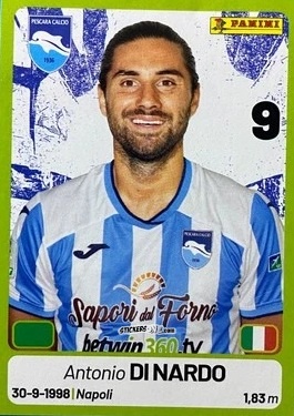 Figurina Antonio Di Nardo - Calciatori Serie BKT 2025-2026
 n. 327 - Panini
