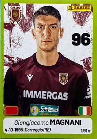 Cromo Giangiacomo Magnani - Calciatori Serie BKT 2025-2026
 n. 332 - Panini