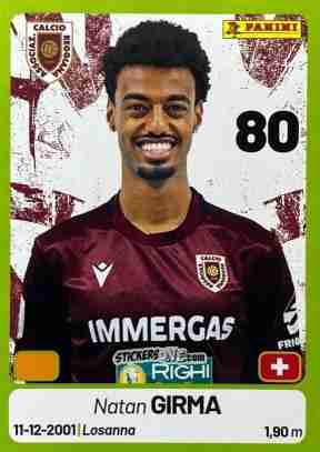 Cromo Natan Girma - Calciatori Serie BKT 2025-2026
 n. 344 - Panini