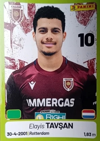 Figurina Elayis Tavşan - Calciatori Serie BKT 2025-2026
 n. 346 - Panini
