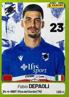 Figurina Fabio Depaoli - Calciatori Serie BKT 2025-2026
 n. 355 - Panini