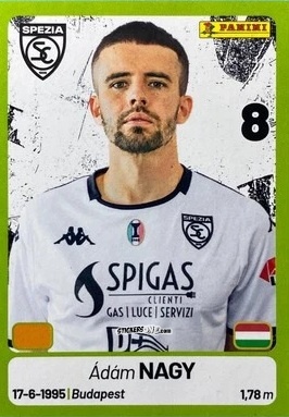 Cromo Ádám Nagy - Calciatori Serie BKT 2025-2026
 n. 387 - Panini