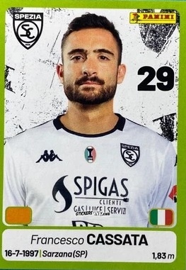 Cromo Francesco Cassata - Calciatori Serie BKT 2025-2026
 n. 388 - Panini