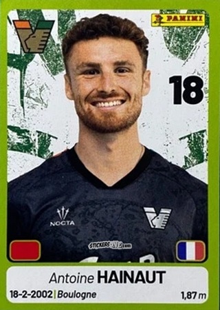 Figurina Antoine Hainaut - Calciatori Serie BKT 2025-2026
 n. 423 - Panini