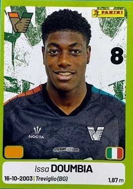 Cromo Issa Doumbia - Calciatori Serie BKT 2025-2026
 n. 429 - Panini
