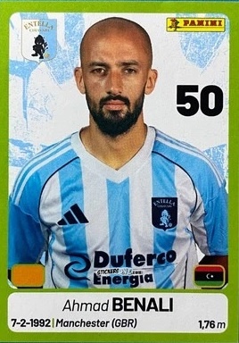 Cromo Ahmad Benali - Calciatori Serie BKT 2025-2026
 n. 450 - Panini