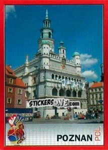 Sticker Poznan Poland - Evropsko fudbalsko prvenstvo 2012 n. 1 - G.T.P.R School Shop