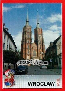 Sticker Wroclav Poland - Evropsko fudbalsko prvenstvo 2012 - G.T.P.R School Shop