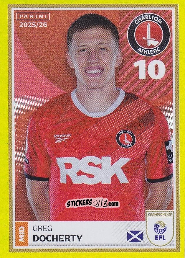 Sticker Greg Docherty - EFL 2025-2026
 n. 81g - Panini
