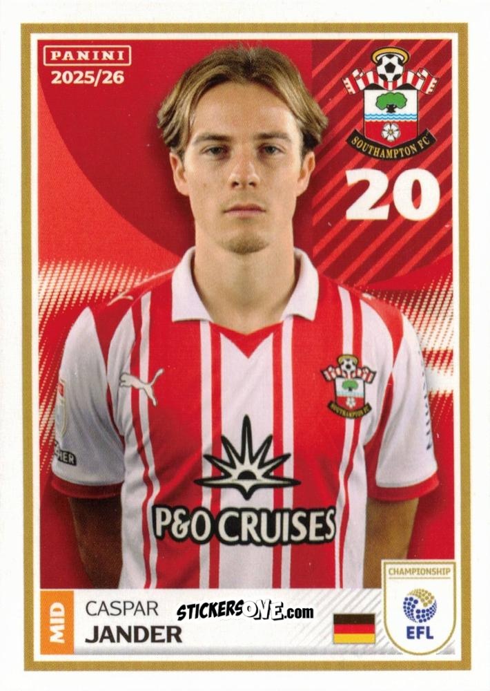 Cromo Caspar Jander - EFL 2025-2026
 n. 378 - Panini