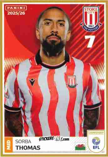 Sticker Soriba Thomas - EFL 2025-2026
 n. 394 - Panini