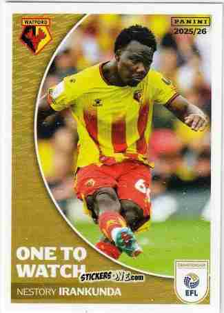 Figurina Nestory Irankunda (Watford) - EFL 2025-2026
 n. 475 - Panini