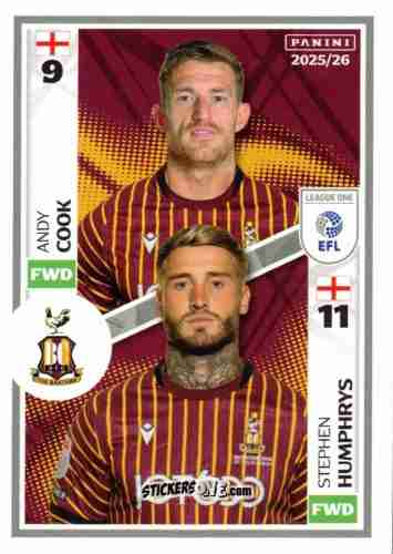 Sticker Andy Cook / Stephen Humphrys