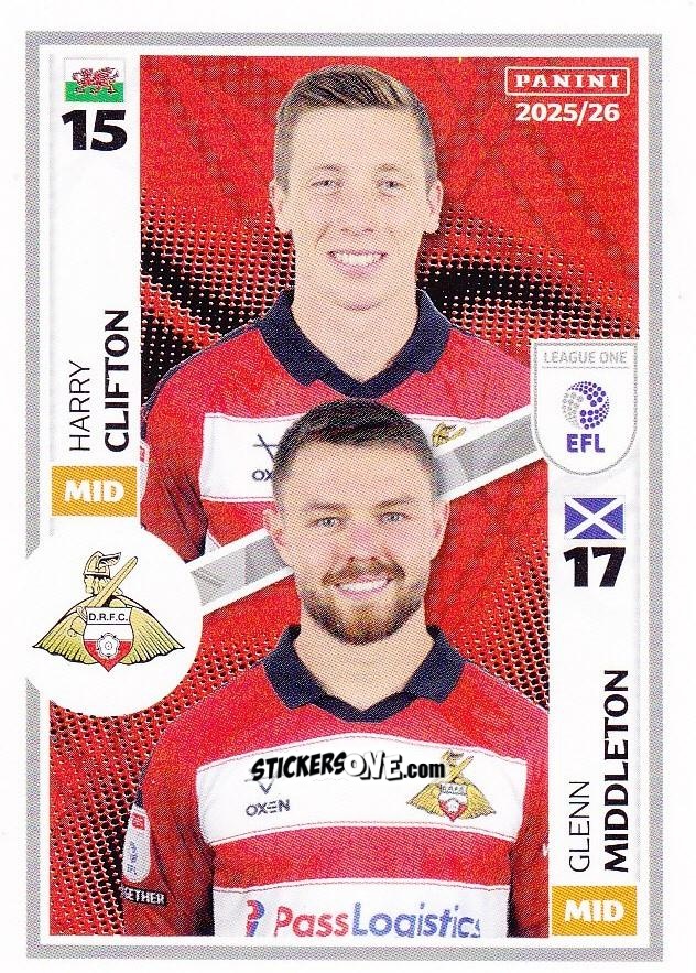 Figurina Harry Clifton / Glenn Middleton - EFL 2025-2026
 n. 547 - Panini