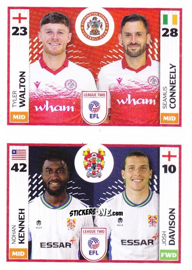 Figurina Tyler Walton / Seamus Conneely / Nohan Kenneh / Josh Davison - EFL 2025-2026
 n. 699A-787A - Panini