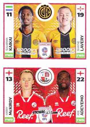 Figurina Sullay Kaikai / Shayne Lavery / Harry McKirdy / Ade Adeyemo - EFL 2025-2026
 n. 716B-732B - Panini