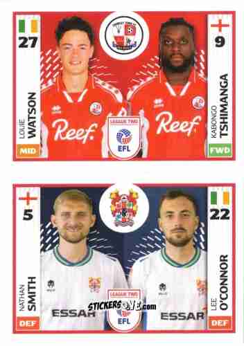 Figurina Louie Watson / Kabongo Tshimanga / Nathan Smith / Lee O'Connor - EFL 2025-2026
 n. 732A-785A - Panini