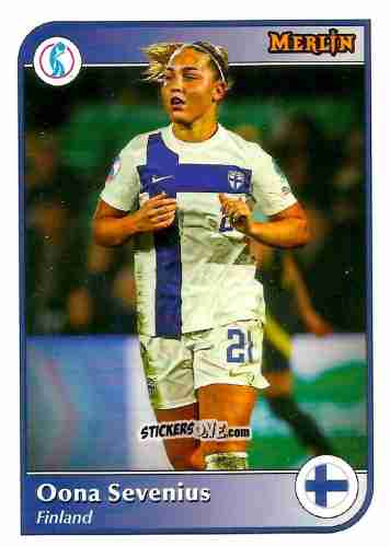 Figurina Oona Sevenius - UEFA Women’s Euro 2025
 n. 47 - Topps Merlin