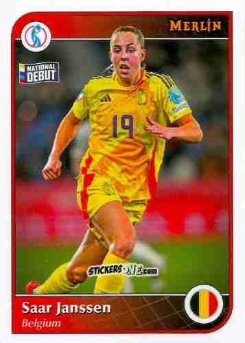 Sticker Saar Janssen - UEFA Women’s Euro 2025
 n. 52 - Topps Merlin