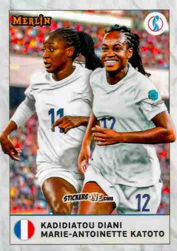 Cromo Marie-Antoinette Katoto / Kadidiatou Diani - UEFA Women’s Euro 2025
 n. 67 - Topps Merlin