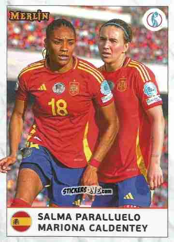 Cromo Salma Paralluelo / Mariona Caldentey - UEFA Women’s Euro 2025
 n. 69 - Topps Merlin
