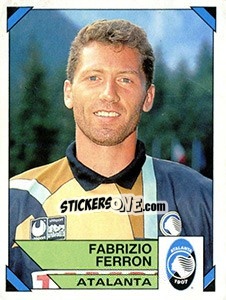 Sticker Fabrizio Ferron - Calciatori 1993-1994 n. 4 - Panini