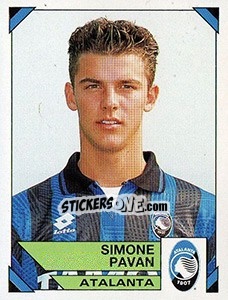 Sticker Simone Pavan - Calciatori 1993-1994 n. 5 - Panini