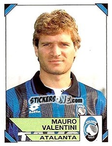 Sticker Mauro Valentini - Calciatori 1993-1994 n. 8 - Panini