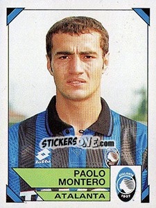 Sticker Paolo Montero - Calciatori 1993-1994 n. 9 - Panini