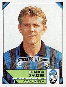 Sticker Franck Sauzee - Calciatori 1993-1994 n. 11 - Panini