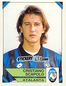 Sticker Cristiano Scapolo - Calciatori 1993-1994 n. 19 - Panini