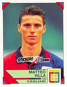 Sticker Matteo Villa - Calciatori 1993-1994 n. 24 - Panini