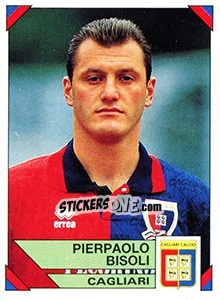 Sticker Pierpaolo Bisoli - Calciatori 1993-1994 - Panini