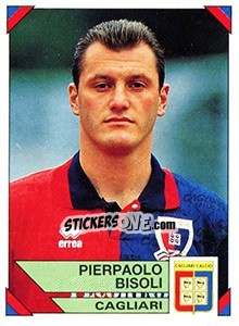 Sticker Pierpaolo Bisoli - Calciatori 1993-1994 n. 26 - Panini