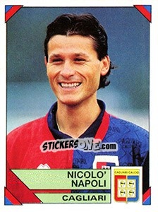 Sticker Nicolo Napoli - Calciatori 1993-1994 - Panini