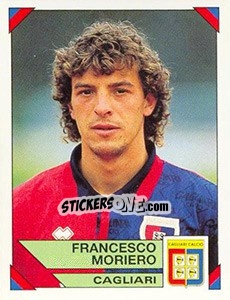 Sticker Francesco Moriero - Calciatori 1993-1994 - Panini