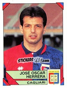 Sticker Jose Oscar Herrera - Calciatori 1993-1994 n. 30 - Panini