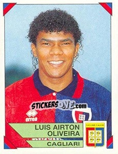 Sticker Luis Airton Oliveira - Calciatori 1993-1994 - Panini