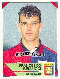 Sticker Francesco Bellucci - Calciatori 1993-1994 n. 35 - Panini