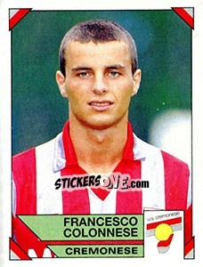 Sticker Francesco Colonnese - Calciatori 1993-1994 - Panini