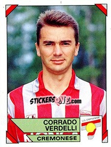 Sticker Corrado Verdelli - Calciatori 1993-1994 - Panini