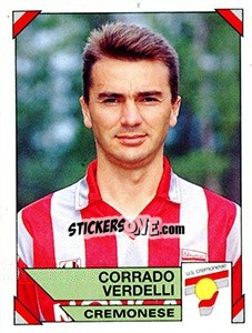 Sticker Corrado Verdelli - Calciatori 1993-1994 n. 47 - Panini