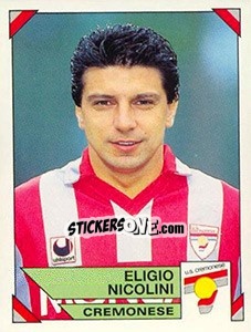 Sticker Eligio Nicolini - Calciatori 1993-1994 - Panini